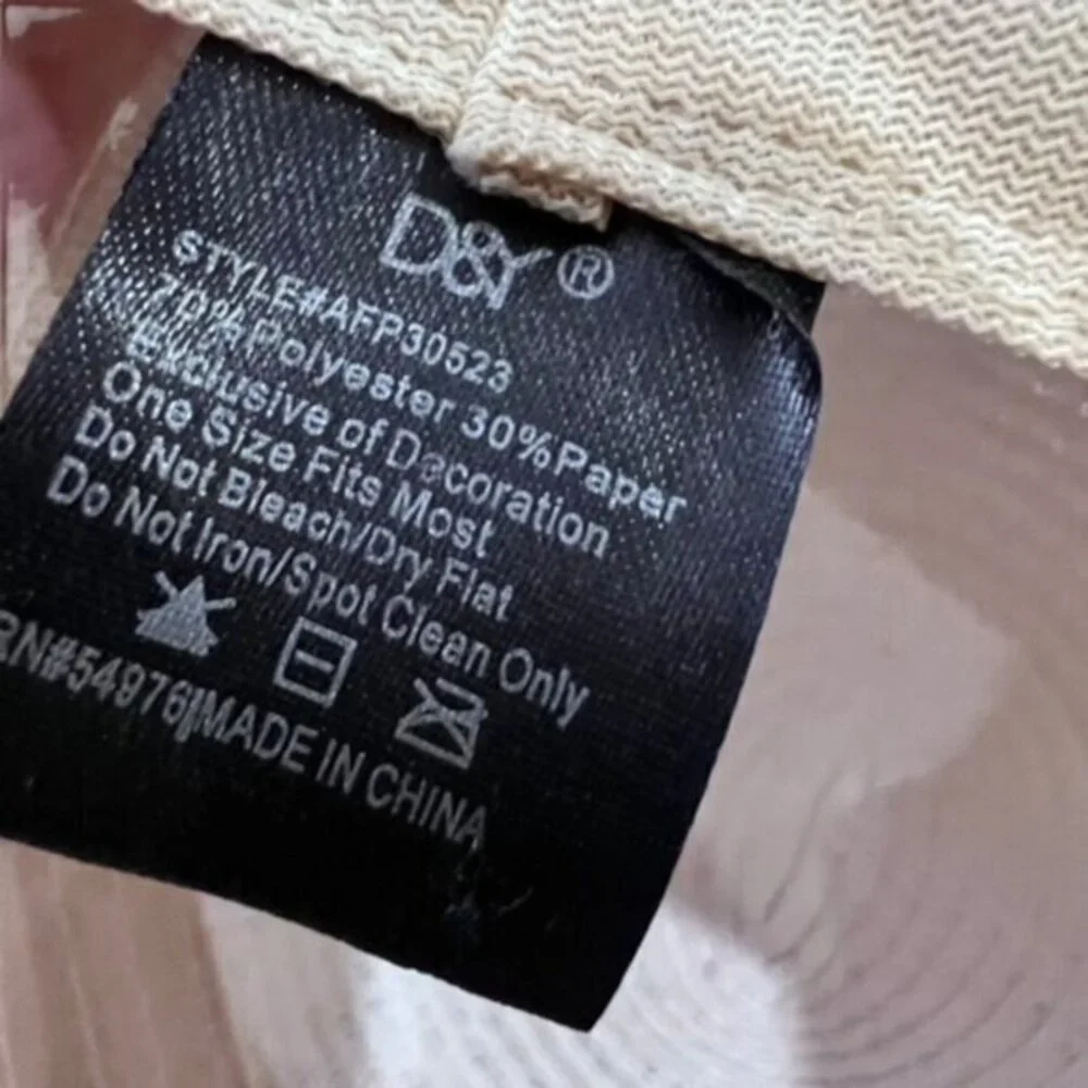 Womens Floppy Sun Hat Wide‎ Brim Beige Ivory BOHO Beach Vacation Pool Travel